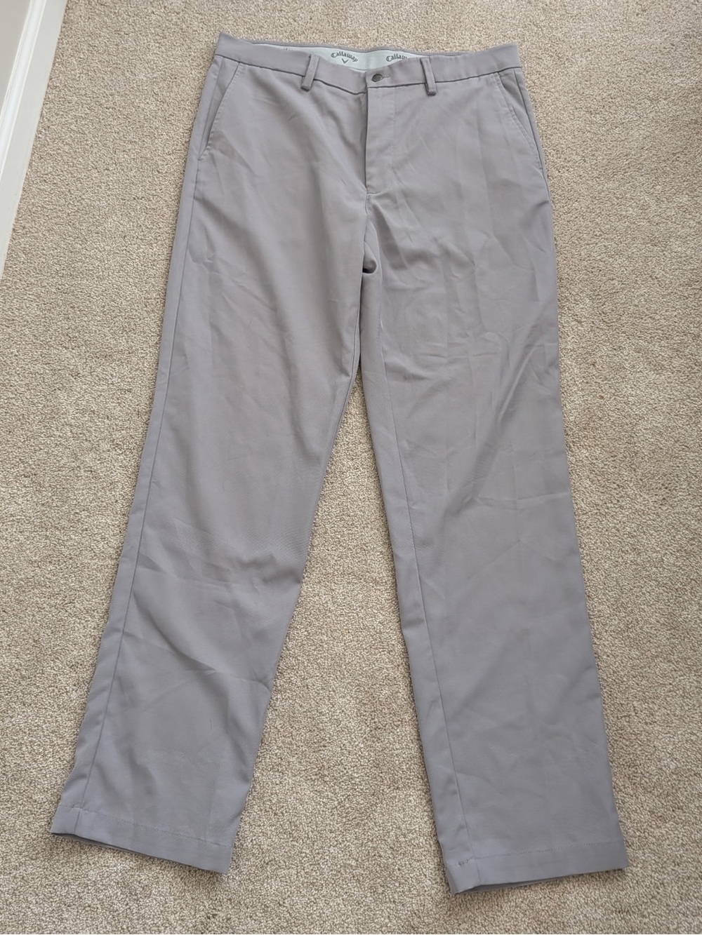 Light Gray Men's Straight Chinos by Callaway